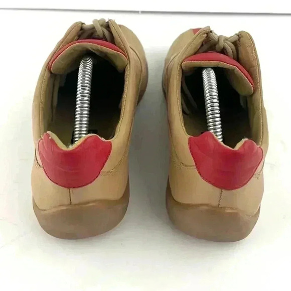 David Aaron Women's Tan Red Fashion Sneakers Lace up Sz 7.5 B - Picture 4 of 11